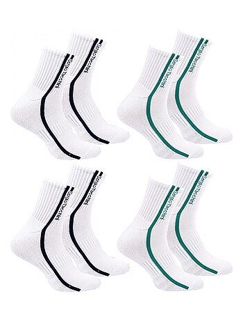 Meias quarter sergio tacchini pack de 4 pares