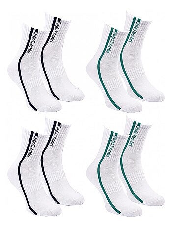 Meias quarter sergio tacchini pack de 4 pares