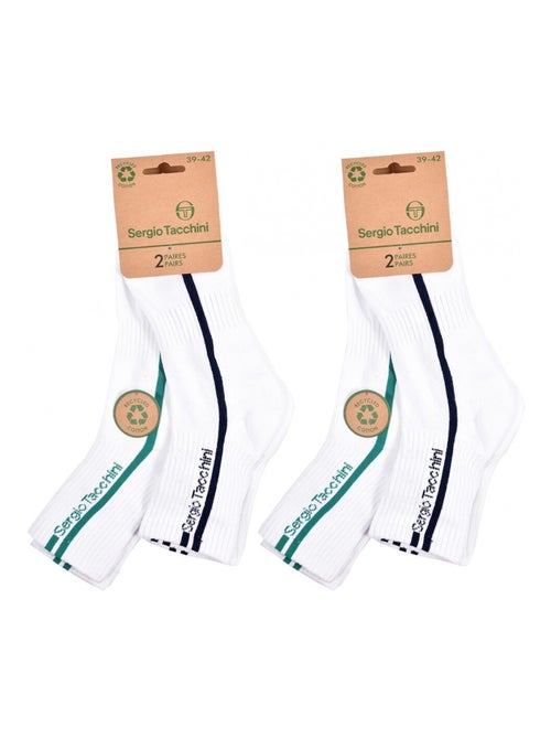 Meias quarter sergio tacchini pack de 4 pares - Kiabi Meias quarter sergio tacchini pack de 4 pares - Kiabi