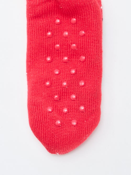 Meias quentes forradas antiderrapantes - Kiabi