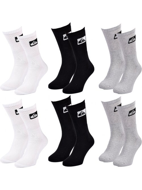 Meias quiksilver cushioned crew - pack de 6 - Kiabi Meias quiksilver cushioned crew - pack de 6 - Kiabi