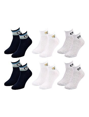 Meias quiksilver quarter - pack de 6