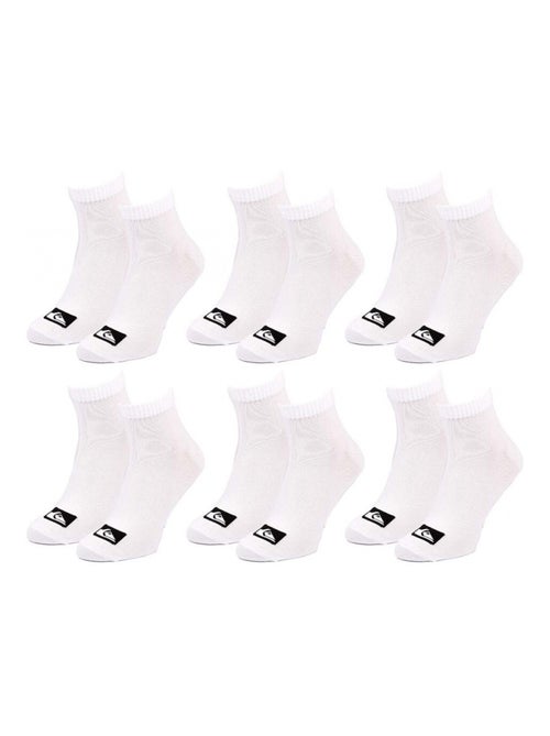 Meias quiksilver quarter - pack de 6 - Kiabi Meias quiksilver quarter - pack de 6 - Kiabi