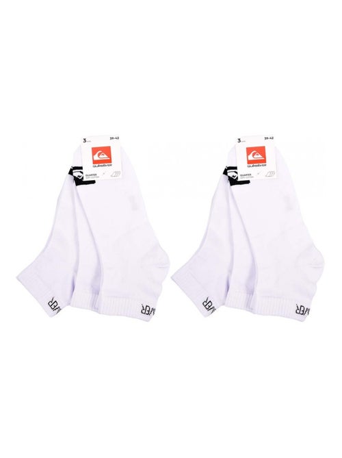 Meias quiksilver quarter - pack de 6 - Kiabi Meias quiksilver quarter - pack de 6 - Kiabi