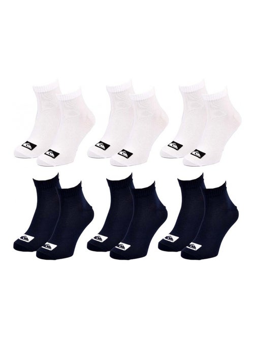 Meias quiksilver quarter - pack de 6 - Kiabi Meias quiksilver quarter - pack de 6 - Kiabi
