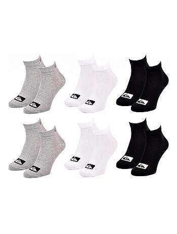 Meias quiksilver quarter - pack de 6