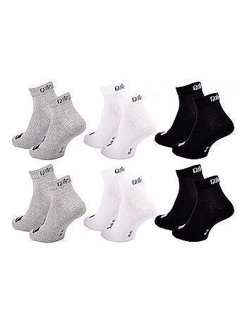 Meias quiksilver quarter - pack de 6