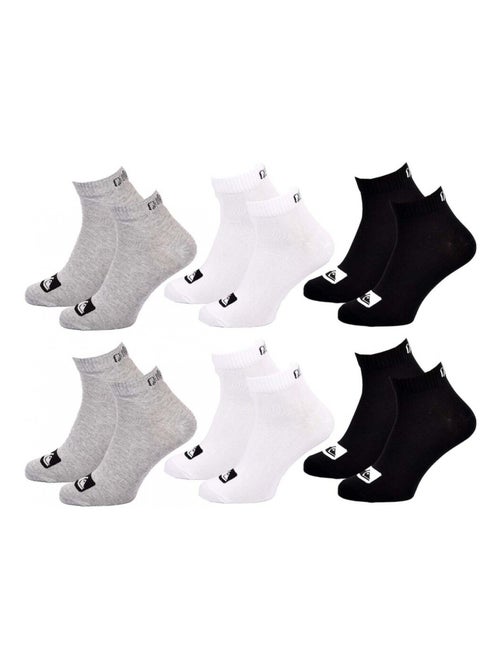 Meias quiksilver quarter - pack de 6 - Kiabi Meias quiksilver quarter - pack de 6 - Kiabi