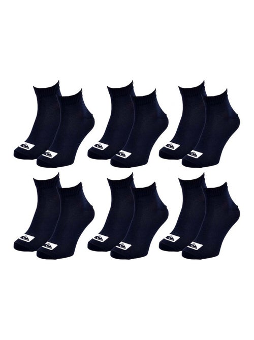 Meias quiksilver quarter - pack de 6 - Kiabi Meias quiksilver quarter - pack de 6 - Kiabi