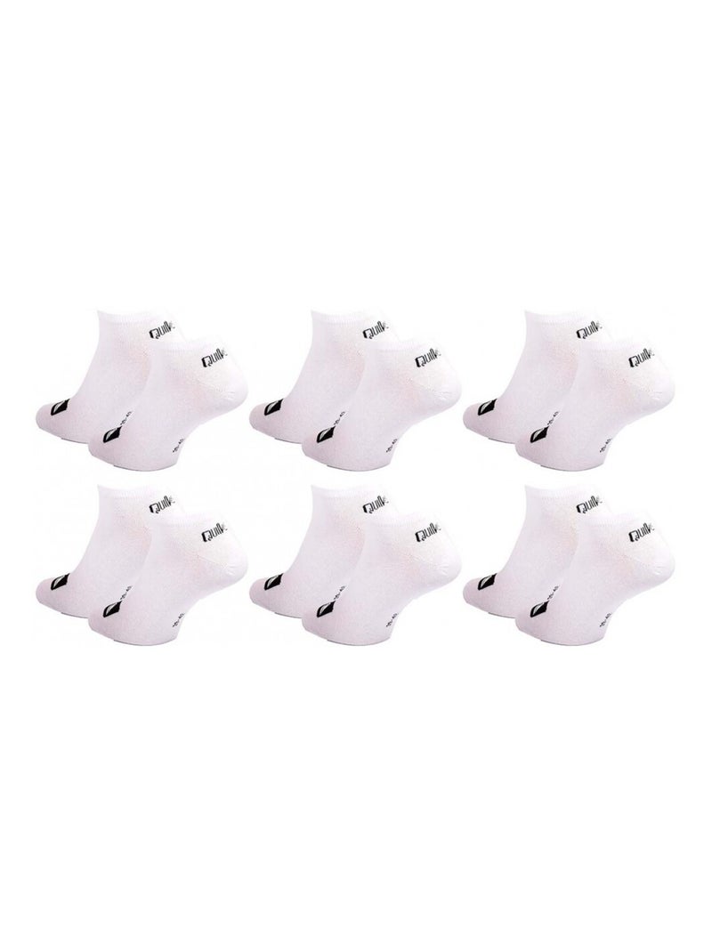 Meias QUIKSILVER SNEAKER - Pack de 6 Branco - Kiabi