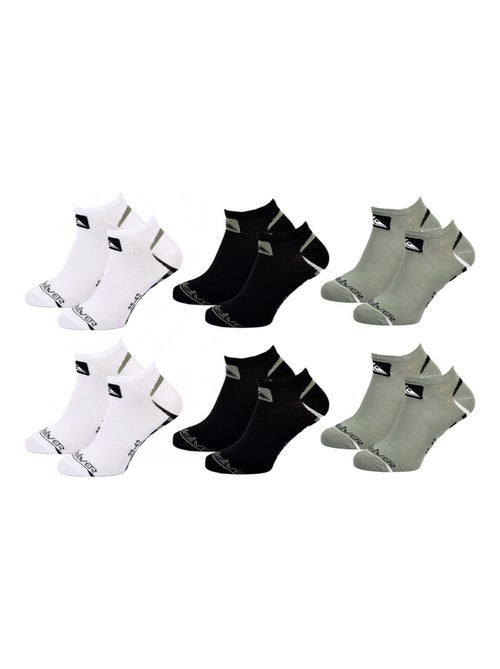 Meias QUIKSILVER SNEAKER - Pack de 6 - Kiabi Meias QUIKSILVER SNEAKER - Pack de 6 - Kiabi