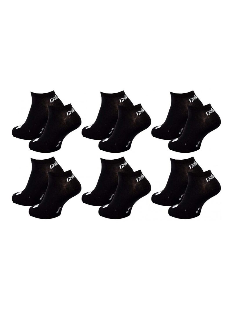 Meias QUIKSILVER SNEAKER - Pack de 6 Preto - Kiabi