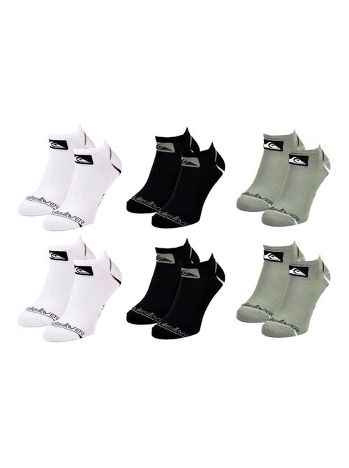 Meias QUIKSILVER SNEAKER - Pack de 6 - Kiabi Meias QUIKSILVER SNEAKER - Pack de 6 - Kiabi