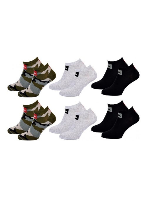 Meias QUIKSILVER SNEAKER - Pack de 6 - Kiabi Meias QUIKSILVER SNEAKER - Pack de 6 - Kiabi