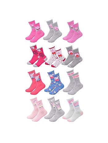 Meias Rapariga Licença PACK 12 PARES MIRACULOUS