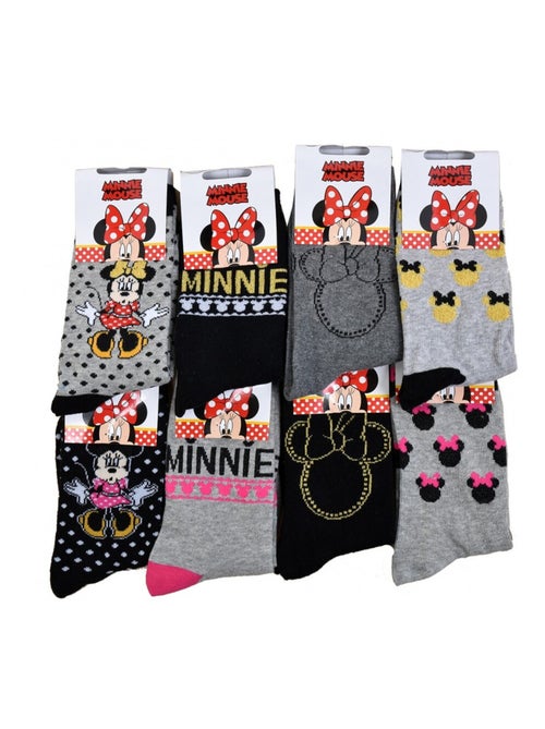 Meias Rapariga Licence PACK 12 PARES MINNIE - Kiabi Meias Rapariga Licence PACK 12 PARES MINNIE - Kiabi