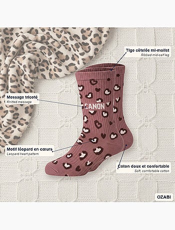 Meias rapariga padrão mensagem humorística ozabi pack de 8 pares