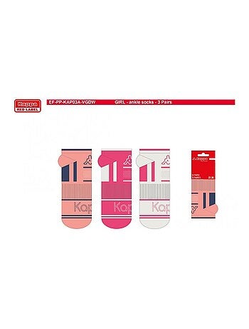 Meias Rapariga SNEAKER KAPPA - Pack de 6