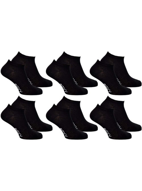 Meias rapariga sneaker pack 6 roxy - algodão respirante - Kiabi Meias rapariga sneaker pack 6 roxy - algodão respirante - Kiabi