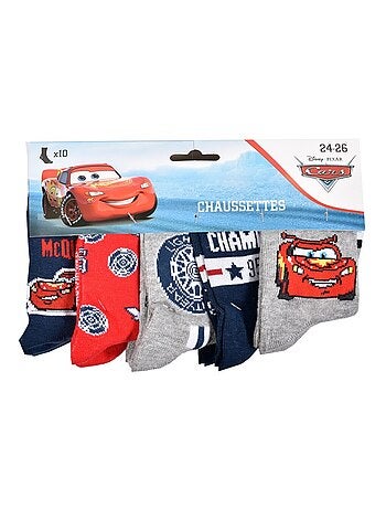 Meias Rapaz Licença PACK DE 12 PARES CARS