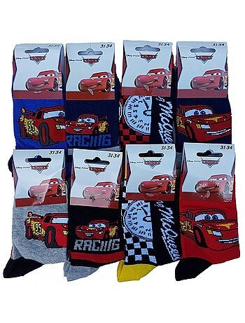 Meias Rapaz Licença PACK DE 12 PARES CARS
