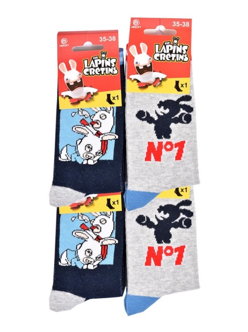 Meias Rapaz Licença PACK DE 12 PARES COELHOS MALUCOS - Kiabi Meias Rapaz Licença PACK DE 12 PARES COELHOS MALUCOS - Kiabi