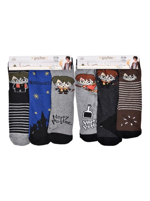 Meias Rapaz Licença PACK DE 12 PARES HARRY POTTER - Kiabi Meias Rapaz Licença PACK DE 12 PARES HARRY POTTER - Kiabi