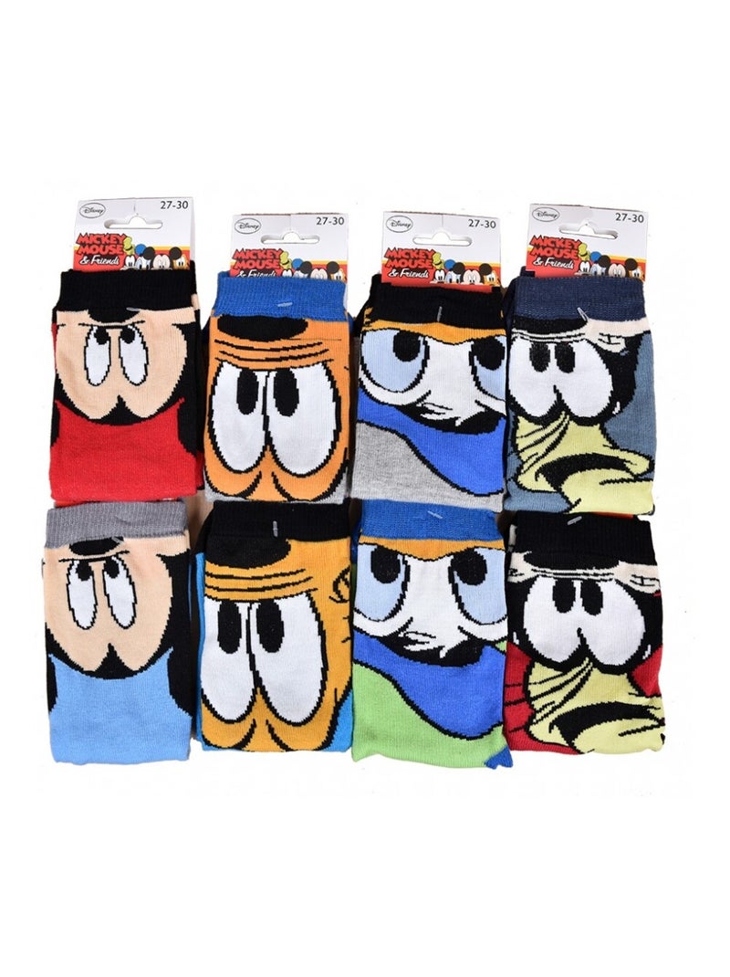 Meias Rapaz Licença PACK DE 12 PARES MICKEY Preto Cinza-antracite Azul - Kiabi