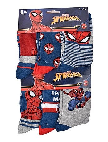 Meias Rapaz Licença PACK DE 12 PARES SPIDER-MAN