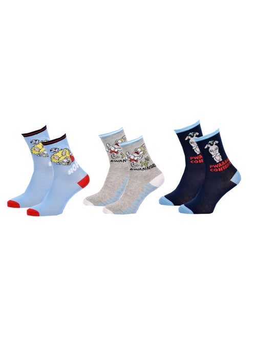 Meias Rapaz Licença PACK DE 3 PARES - Kiabi Meias Rapaz Licença PACK DE 3 PARES - Kiabi
