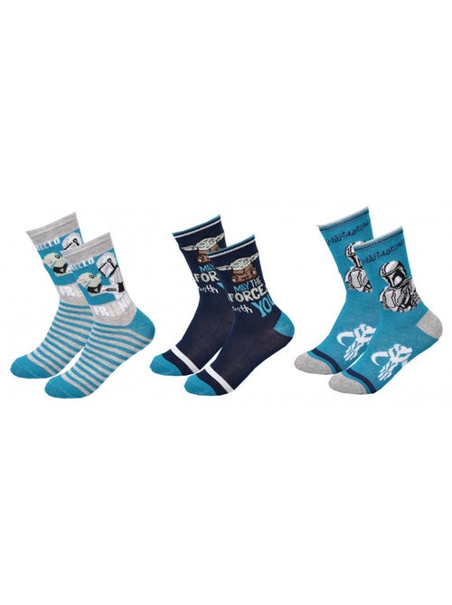 Meias Rapaz Licença PACK DE 3 PARES - Kiabi Meias Rapaz Licença PACK DE 3 PARES - Kiabi