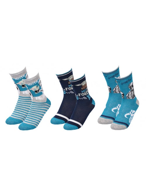 Meias Rapaz Licença PACK DE 3 PARES - Kiabi Meias Rapaz Licença PACK DE 3 PARES - Kiabi