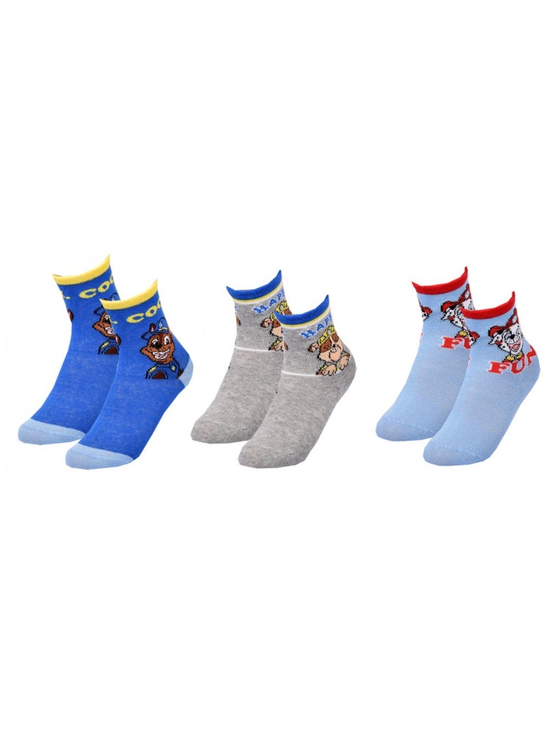 Meias Rapaz Licença PACK DE 3 PARES Azul Vermelho Azul - Kiabi
