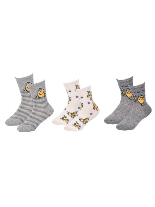 Meias Rapaz Licença PACK DE 3 PARES - Kiabi Meias Rapaz Licença PACK DE 3 PARES - Kiabi