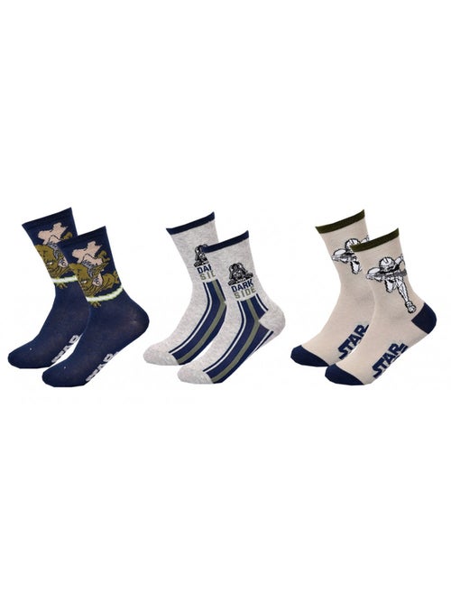 Meias Rapaz Licença PACK DE 3 PARES - Kiabi Meias Rapaz Licença PACK DE 3 PARES - Kiabi