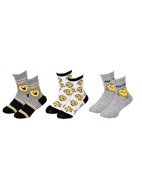 Meias Rapaz Licença PACK DE 3 PARES - Kiabi Meias Rapaz Licença PACK DE 3 PARES - Kiabi