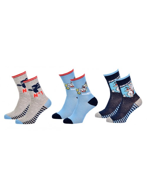 Meias Rapaz Licença PACK DE 3 PARES - Kiabi Meias Rapaz Licença PACK DE 3 PARES - Kiabi