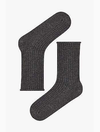 Meias relax caneladas, 2 pares penti