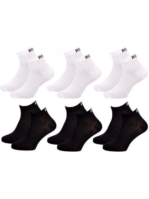 Meias roxy quarter - pack de 6 - Kiabi Meias roxy quarter - pack de 6 - Kiabi