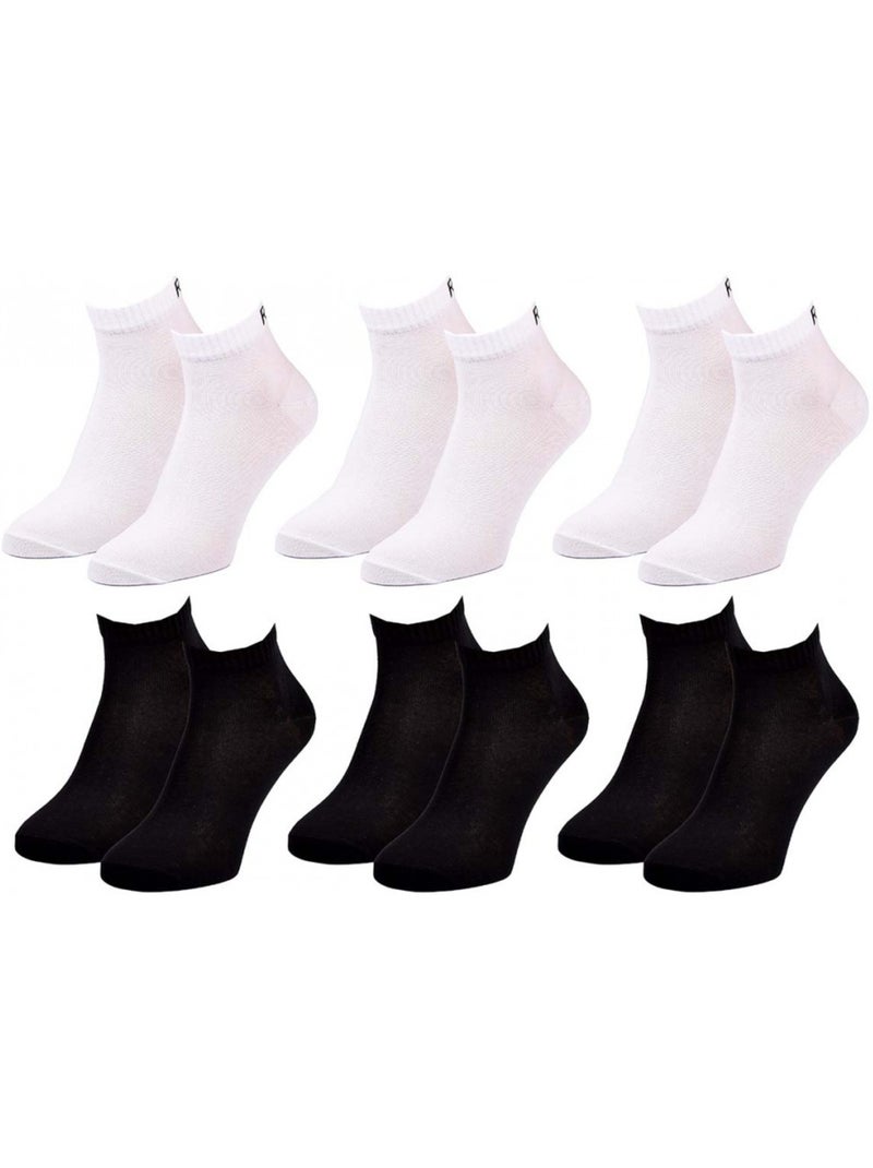 Meias roxy quarter - pack de 6 Multicolorido - Kiabi