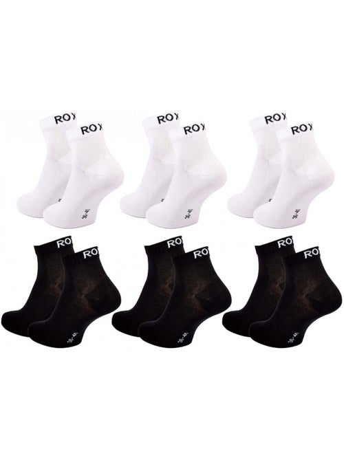 Meias roxy quarter - pack de 6 - Kiabi Meias roxy quarter - pack de 6 - Kiabi