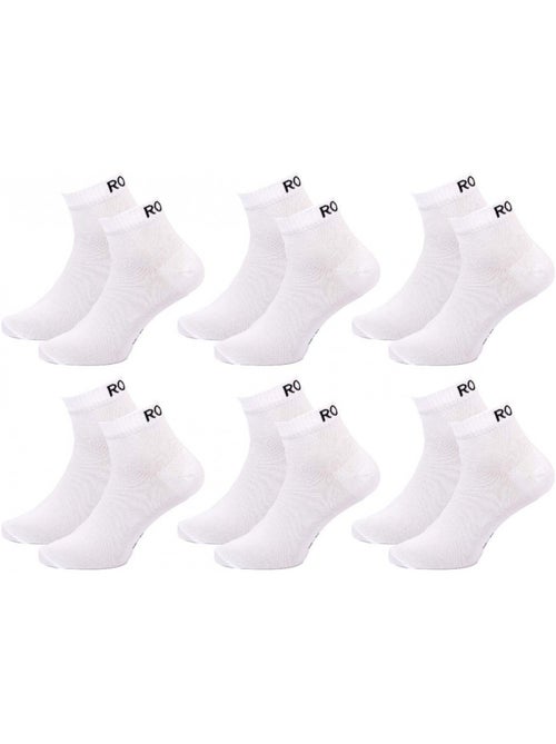 Meias roxy quarter - pack de 6 - Kiabi Meias roxy quarter - pack de 6 - Kiabi