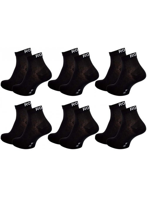 Meias roxy quarter - pack de 6 - Kiabi Meias roxy quarter - pack de 6 - Kiabi