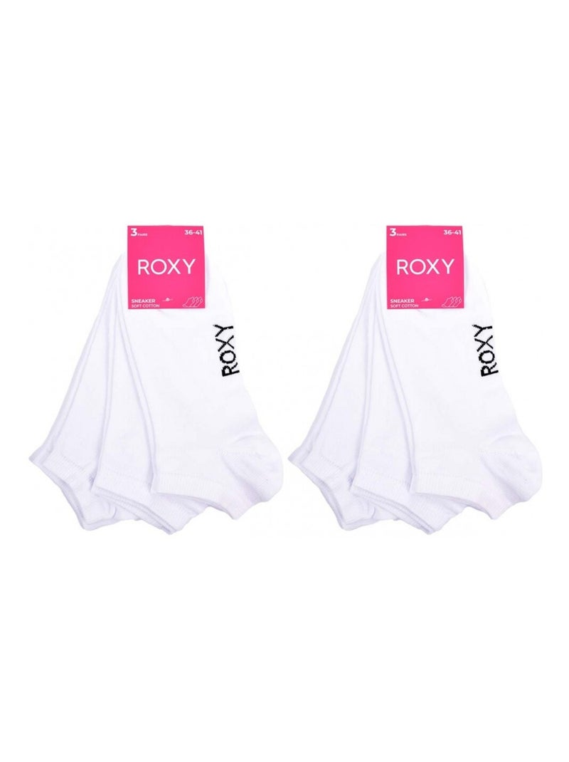 Meias ROXY SNEAKER - Pack de 6 Branco - Kiabi