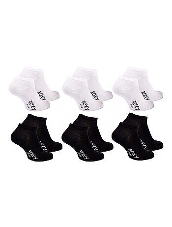 Meias roxy sneaker - pack de 6