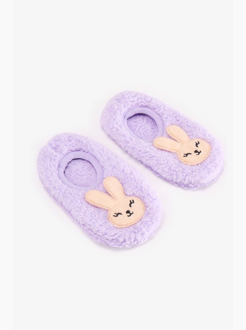 Meias-sapato com padrão de coelho menina penti - Kiabi Meias-sapato com padrão de coelho menina penti - Kiabi