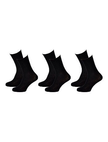 Meias sem elastico mulher Pernas sensíveis - Pack de 6