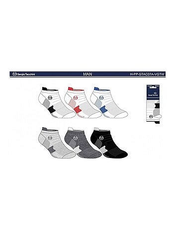 Meias sergio tacchini - pack de 6