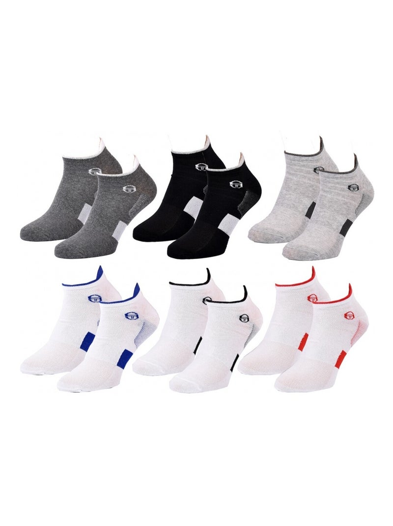 Meias sergio tacchini - pack de 6 Dourado/Ouro - Kiabi