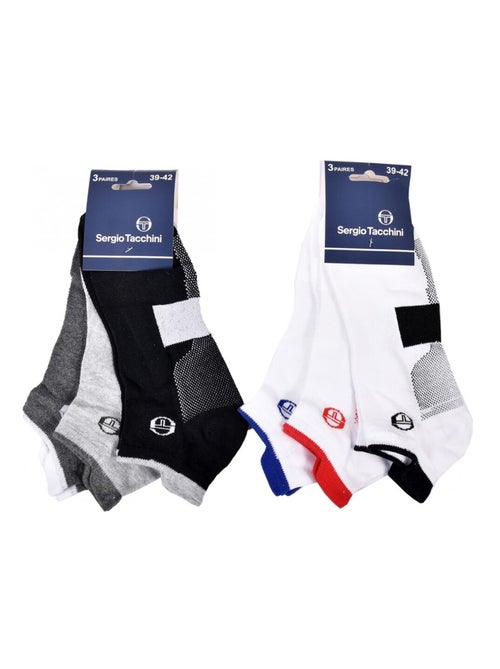 Meias sergio tacchini - pack de 6 - Kiabi Meias sergio tacchini - pack de 6 - Kiabi